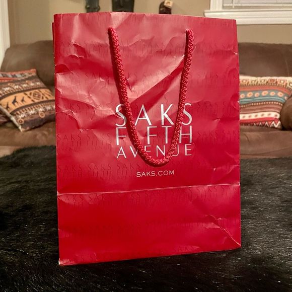 Authentic Saks Fifth Avenue Gift Bag - Picture 7 of 9